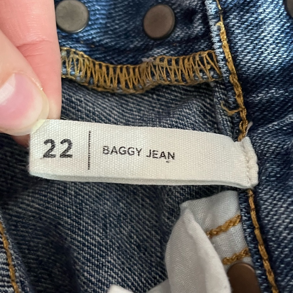 High rise ripped blue PacSun jeans